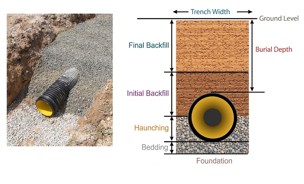 Underground-drainage-pipe