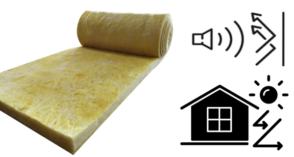 FIBERGLASS WOOL INSULATION (1.2m x 30m) - Image 2