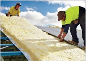 FIBERGLASS WOOL INSULATION (1.2m x 30m)
