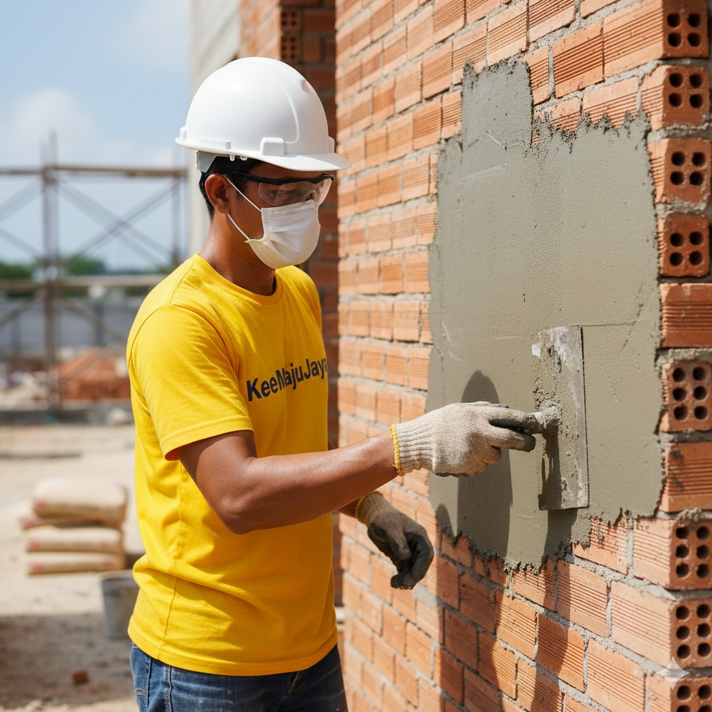 pentens-Plaster-dinding-luar